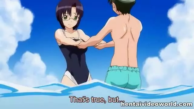 Anime Naked Lesbians Beach - Anime swimsuit girl has sex on the beach - wankoz.com